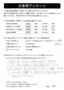 2023年6月30日の有限会社長山自動車整備工場 軽未使用車専門店のお客様