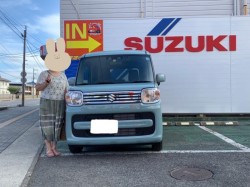 2022年8月7日の有限会社長山自動車整備工場 軽未使用車専門店のお客様